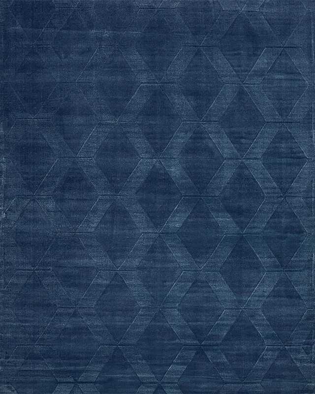 Brunello Hand-Loomed Navy Rug, 12' x 15'